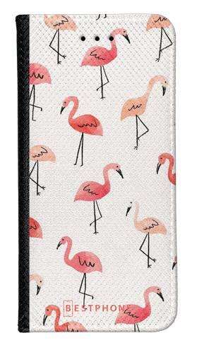 Portfel Wallet Case Samsung Galaxy A33 5G różowe flamingi