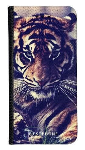 Portfel Wallet Case Samsung Galaxy Note 10 mroczny tygrys