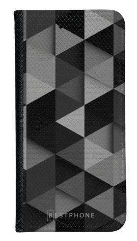 Portfel Wallet Case Xiaomi Redmi 4X czarne trójkąty