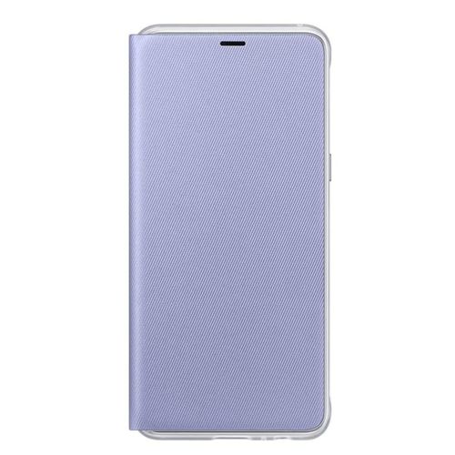 Samsung Neon Flip Cover etui pokrowiec z neonową ramką Samsung Galaxy A8 2018 A530 fioletowy