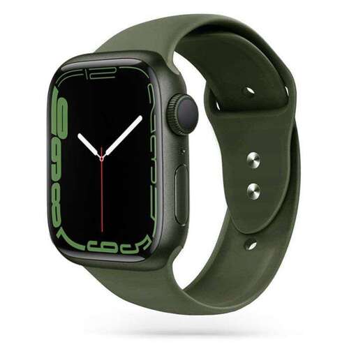 TECH-PROTECT SMOOTHBAND APPLE Watch 1/2/3/4/5/6/7/8/9/Ultra 1/2/SE 42/44/45/49mm ARMY GREEN
