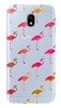 Boho Case Samsung Galaxy J3 (2017) J330 różowe flamingi