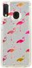 Brokat Case Samsung Galaxy A20e flamingi