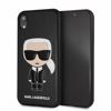 Etui Karl Lagerfeld KLHCI61IKPUBK iPhone Xr hardcase czarny/black Iconic Karl Embossed