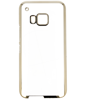 Etui Premium clear HTC ONE M9 złote