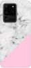 Etui ROAR JELLY biały marmur z pudrowym na Samsung Galaxy S20 Ultra