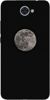 Etui ROAR JELLY czarny księżyc na Huawei Y7