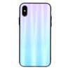 Etui SAMSUNG GALAXY A12 Glass Case Rainbow niebiesko-różowe