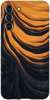 Etui SPIGEN Liquid Crystal pomarańczowa lawa na Samsung Galaxy S22