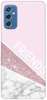 Etui dla przyjaciół friends glitter różowy na Samsung Galaxy M52 5G