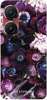 Etui purpurowa kompozycja kwiatowa na Asus Zenfone 9