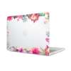 Etui różowe kwiaty dookoła na Apple Macbook Retina 15 A1398