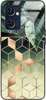 Etui szklane GLASS CASE geometryczna roślina Oppo Reno 7 5G 