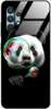 Etui szklane GLASS CASE panda z bańką Samsung Galaxy A32 5G 