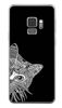 Foto Case Samsung Galaxy S9 biało czarny kot