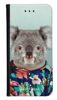 Portfel Wallet Case Nokia 2.3 koala w koszuli