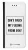 Portfel Wallet Case Samsung Galaxy A13 5G / Galaxy A04s don't touch my phone