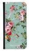 Portfel Wallet Case Samsung Galaxy A60 zielone kwiatki