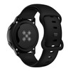 opaska pasek bransoleta SMOOTH ZAPIĘCIE SAMSUNG WATCH 42MM 3 41mm 4 40/44mm active Huawei Watch GT 2 / 3 42mm Amazfit GTS 1 2  2e MINI Garmin Venu / SQ czarna