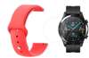 opaska pasek bransoleta SMOOTHBAND Huawei Watch GT 2 46mm czerwona +szkło hartowane na ekran